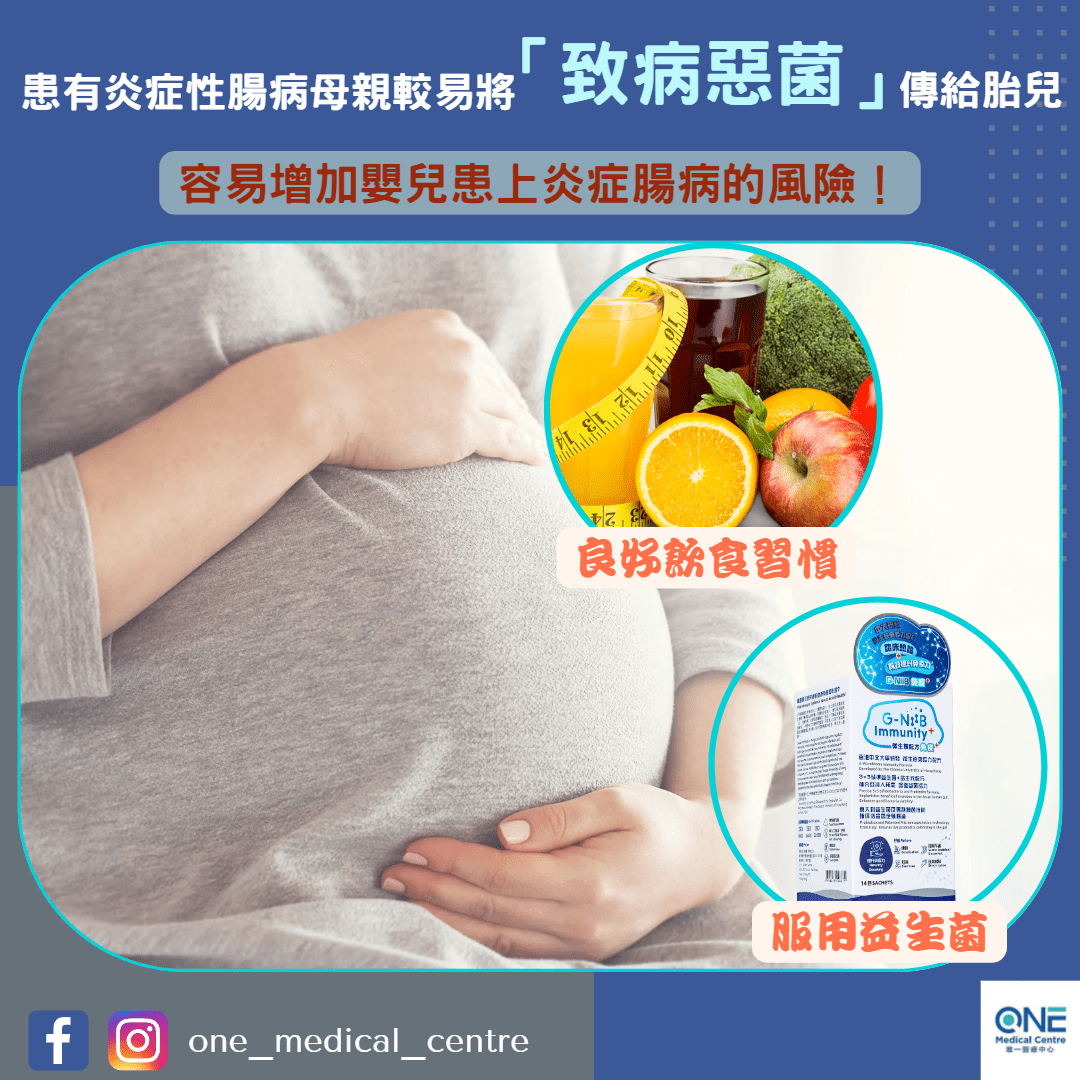 【患有炎症性腸病母親較易將致病惡菌和真菌病原體傳給胎兒？】