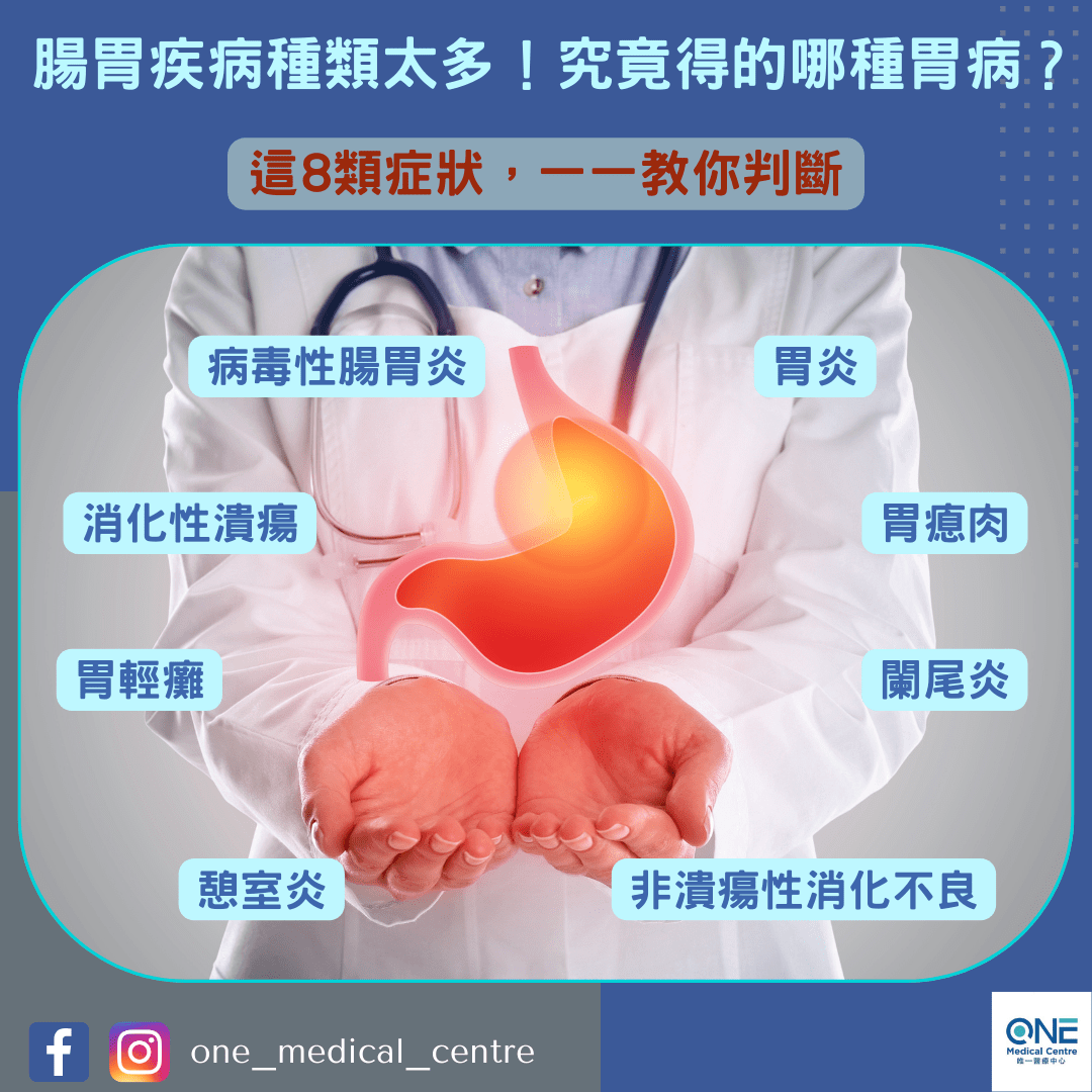 【腸胃疾病種類太多！究竟得的哪種胃病？這8類症狀，一一教你判斷】